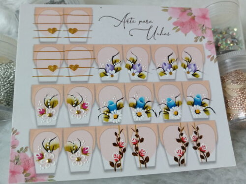 Adesivos Para Unhas Naturais.