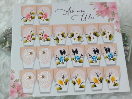 Adesivos Para Unhas Naturais.