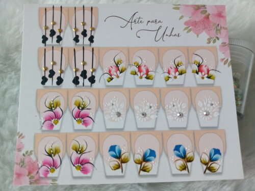 Adesivos Para Unhas Naturais.