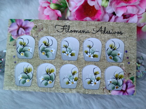 Adesivos para Unhas Naturais..