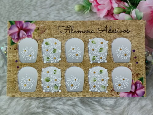 Adesivos para unhas P, M