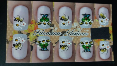 Adesivos para unhas P e M .