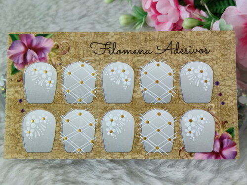 Adesivos para unhas P, M