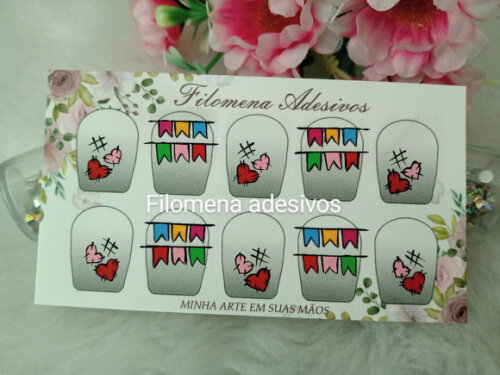 Adesivos para Unhas, P, m