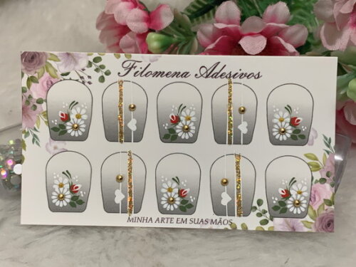 Adesivos Unhas Naturais