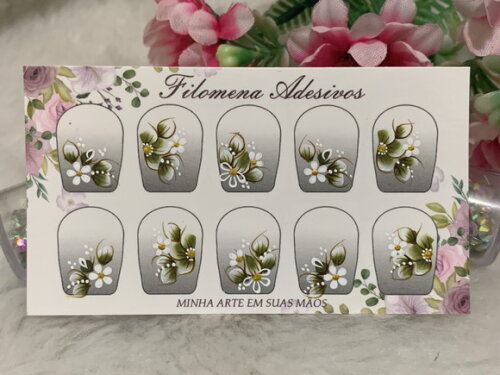 Adesivos Unhas Naturais