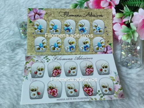 Adesivos Unhas Naturais
