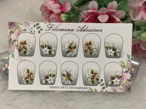 Adesivos Unhas Naturais