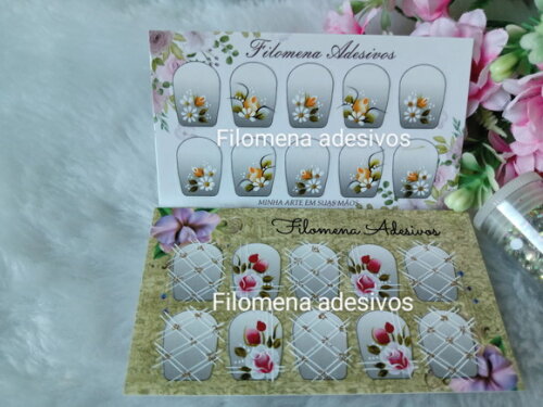 Adesivos Unhas Naturais