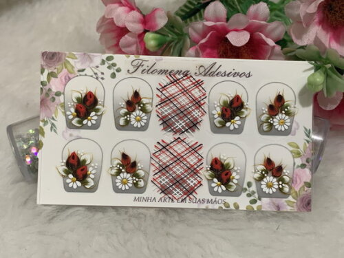 Adesivos Unhas Naturais.
