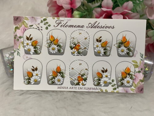 Adesivos Unhas Naturais.