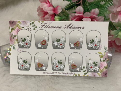 Adesivos Unhas Naturais.