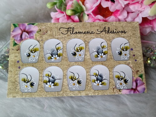 Adesivos Unhas Naturais.