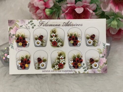 Adesivos Unhas Naturais.