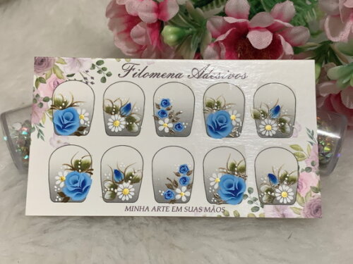 Adesivos Unhas Naturais.