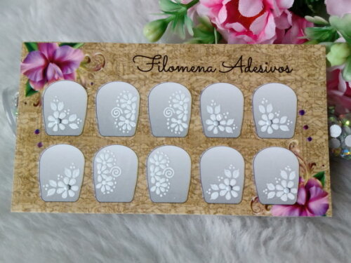 Adesivos Unhas Naturais.
