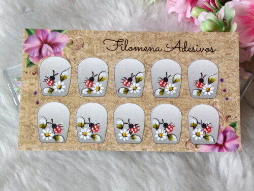 Adesivos Unhas Naturais.