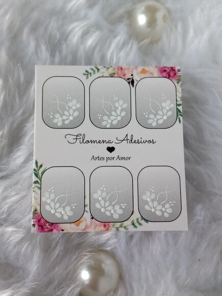 Adesivos, Unhas Naturais, Kit.