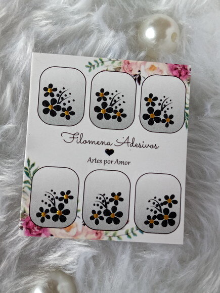 Adesivos, Unhas Naturais, Kit.