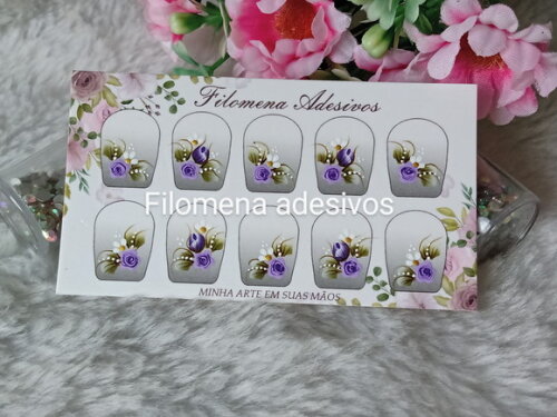 Adesivos, Unhas Naturais.