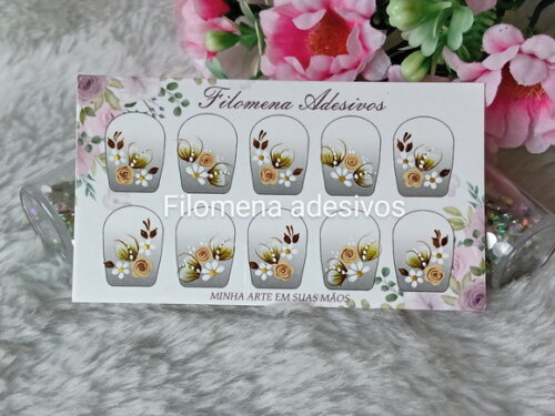 Adesivos, Unhas Naturais.