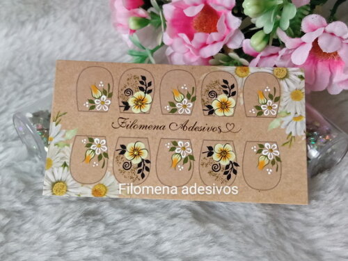 Adesivos, Unhas Naturais.