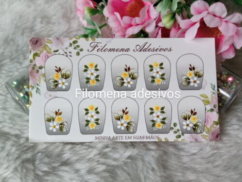 Adesivos, Unhas Naturais.