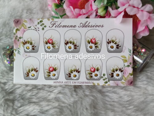 Adesivos, Unhas Naturais.