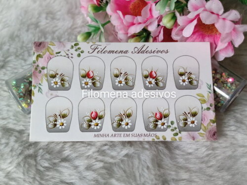 Adesivos, Unhas Naturais.