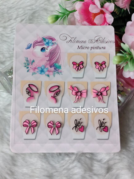 Adesivos, Unhas Naturais.