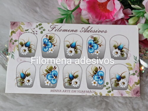 Adesivos, Unhas Naturais.