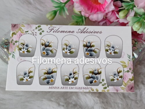 Adesivos, Unhas Naturais.