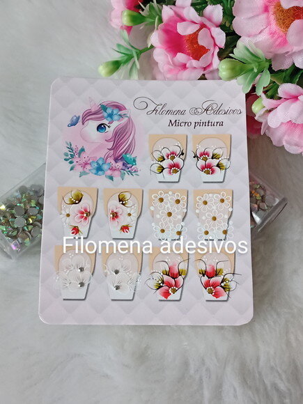 Adesivos, Unhas Naturais.