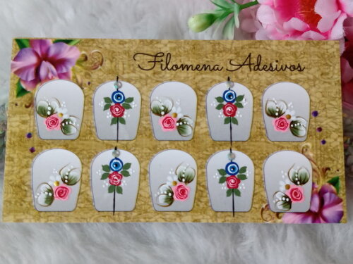 Adesivos, Unhas Naturais.
