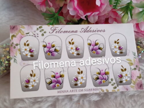 Adesivos, Unhas Naturais.