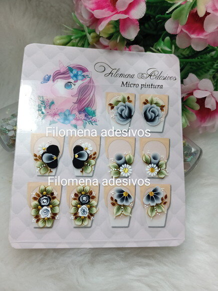 Adesivos, Unhas Naturais.
