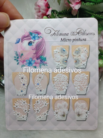 Adesivos, Unhas Naturais.