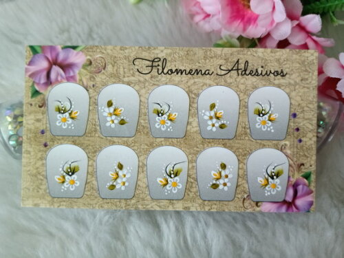 Adesivos, Unhas Naturais.