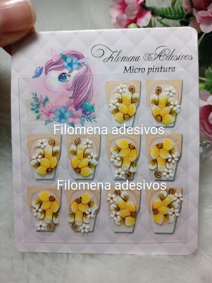 Adesivos, Unhas Naturais.