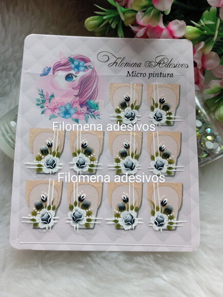 Adesivos, Unhas Naturais.