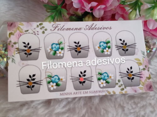 Adesivos, Unhas Naturais.