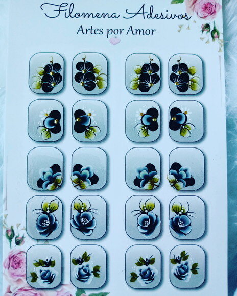Adesivos, Unhas, Naturais.