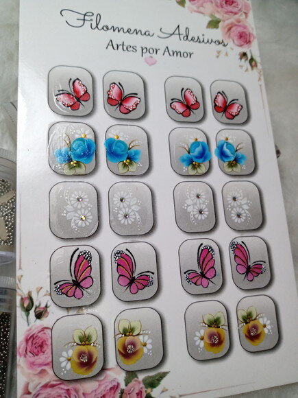 Adesivos, Unhas,naturais.