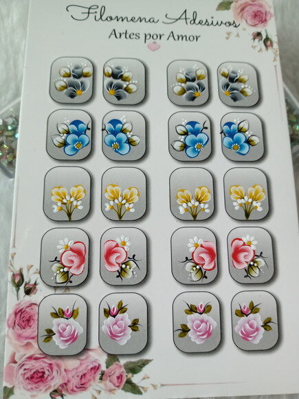 Adesivos, Unhas,naturais.