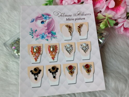 Jóias de Luxo para Unhas, 5 Pares