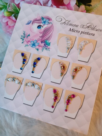 Jóias para Unhas , 5 Pares.