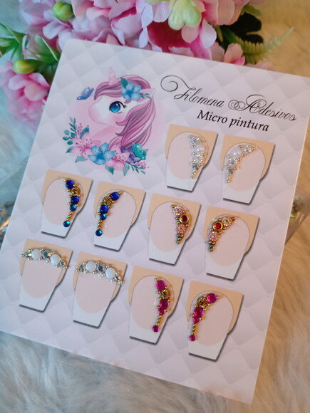 Jóias para Unhas , 5 Pares.