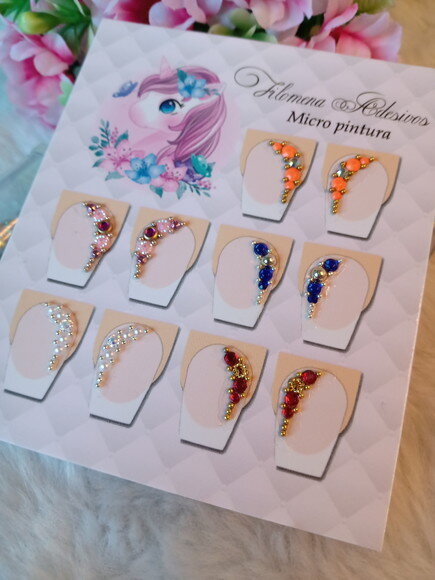Jóias para Unhas, 5 Pares.