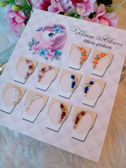 Jóias para Unhas, 5 Pares.