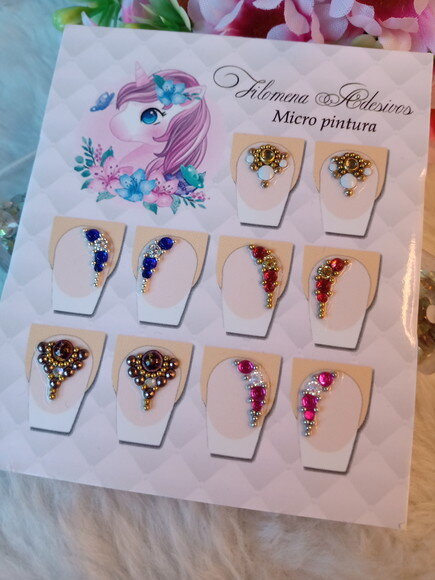 Jóias para Unhas, 5 Pares.